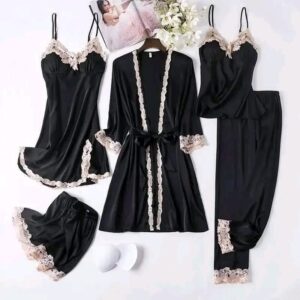 5 part best quality nighty dress