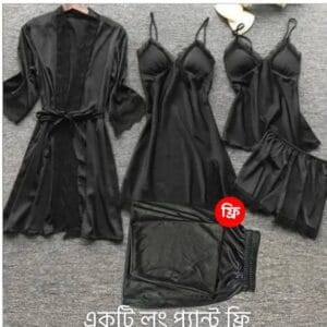 5 part best quality nighty dress