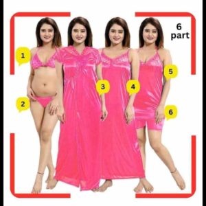6 part best quality nighty dress