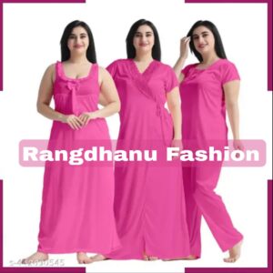 4 Part New Model Night Dress