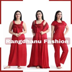 4 Part New Model Night Dress