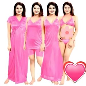 6 part best quality nighty dress